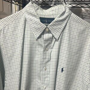 Ralph Lauren Men's Green Checkered Shirt